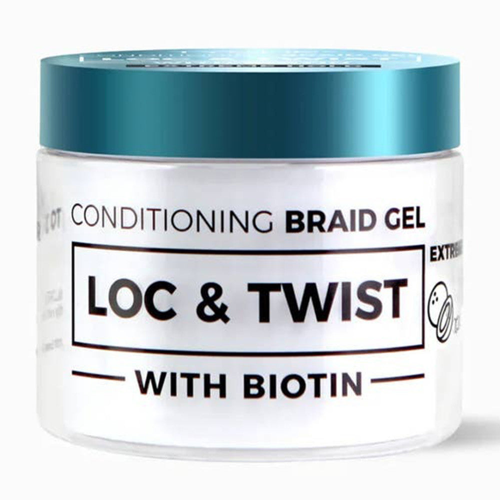 TruEDGE Conditioning Braid Gel Loc & Twist with Biotin Coconut 10 Oz.