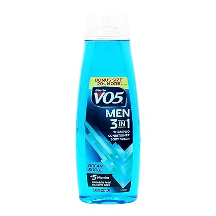 Alberto VO5 Men 3 in 1 Ocean Surge Shampoo, Conditioner & Body Wash 15 oz - Elevate Styles