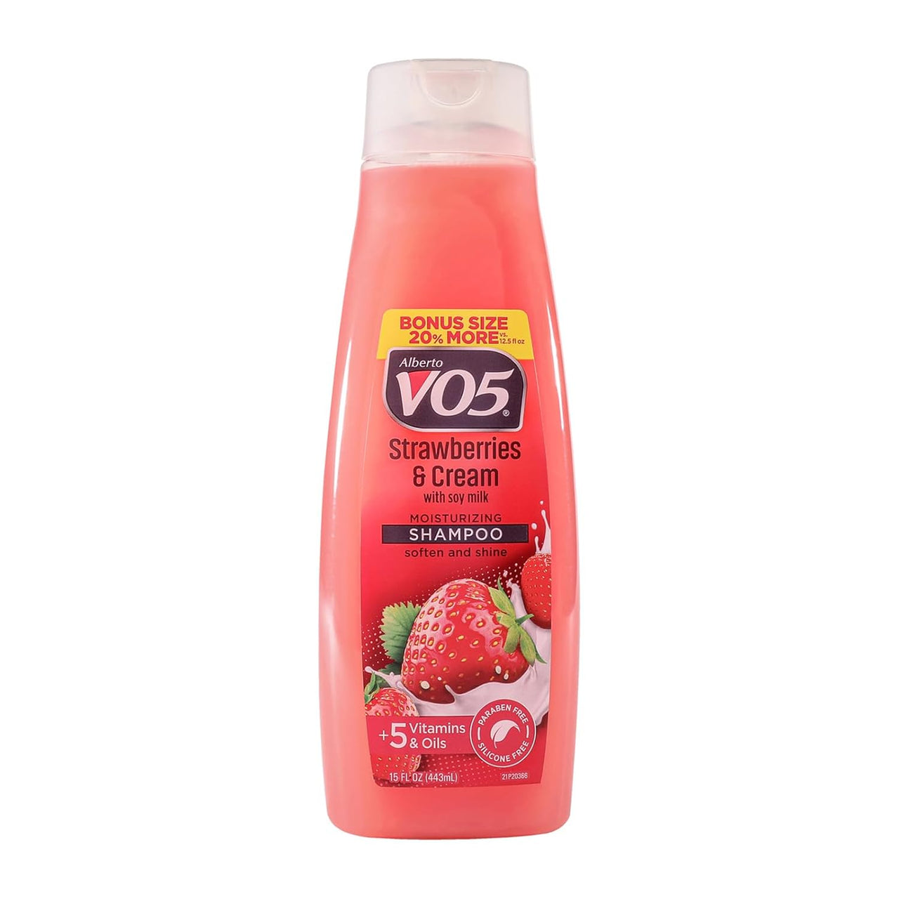 Alberto VO5 Strawberries & Cream Moisturizing Shampoo with Soy Milk (15 oz) - Elevate Styles