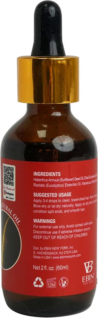 Thumbnail for Ebin New York Wil + Gain Anti-Itch Antibacterial Mega Gro Hair Oil 2 oz - Elevate Styles