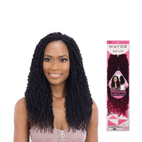 Thumbnail for Mayde Beauty Braid 2X Passion Twist 14 Natural Texture Crochet Hair