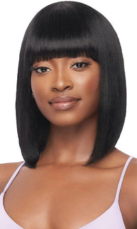 Thumbnail for MyTresses Purple Label 100% Human Hair Full Wig HH-Straight Bob 12