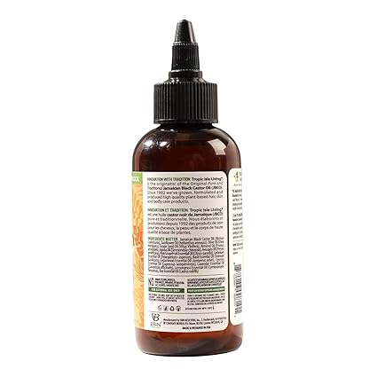 Tropic Isle Living Jamaican Black Castor Oil Hair Gro Growth Oil 4z - Elevate Styles