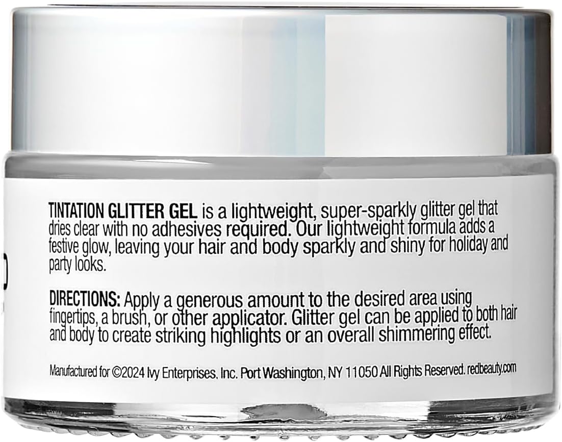 Kiss Tintation Glitter Gel Silver 1.01 oz. - Elevate Styles