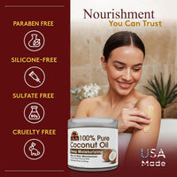 Thumbnail for OKAY 100% Pure Coconut Oil – Deep Moisturizing (177 mL / 6 oz)