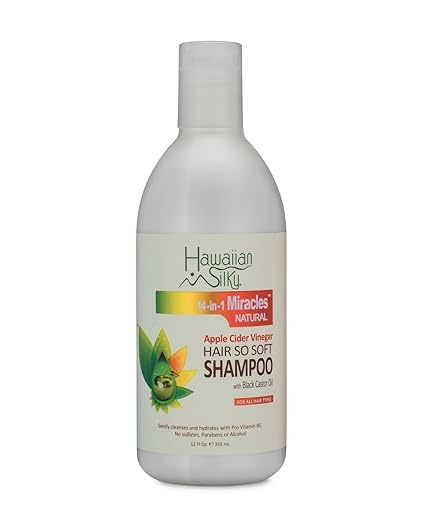 Hawaiian Silky 14-in-1 Miracles ACV & Charcoal Activated Conditioner 12 fl. oz. - Elevate Styles