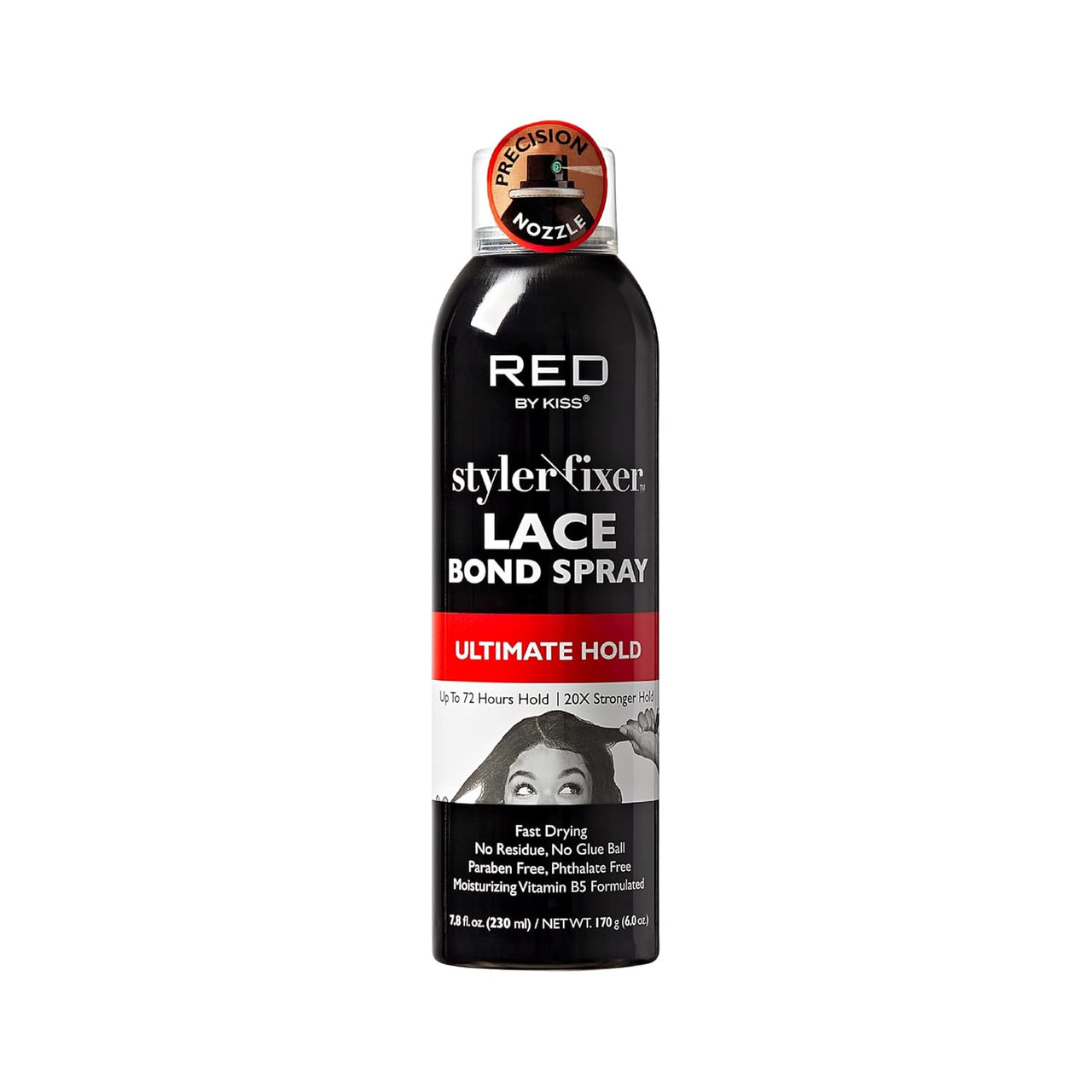 Red by Kiss Styler Fixer Lace Bond Spray Ultimate Hold 7.8 fl. oz. - Elevate Styles