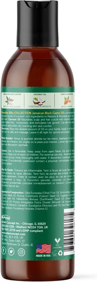 Thumbnail for Hawaiian Silky Collection Jamaican Black Castor Oil Coconut Oil 4 Oz - Elevate Styles