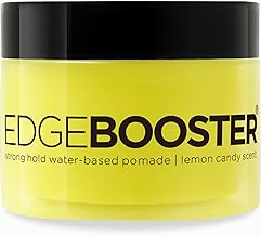 Edge Booster Strong Hold Water-Based Pomade – Lemon Candy Scent 3.38oz