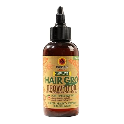 Tropic Isle Living Jamaican Black Castor Oil Hair Gro Growth Oil 4z - Elevate Styles