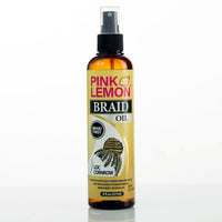 Thumbnail for Pink Lemon Braid Oil – Hydration Boost for Braids, Twists, Locs & Cornrows (8 fl. oz. / 237ml)