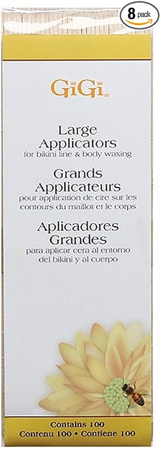 GiGi Large Applicators for Bikini Line & Body Waxing (100 Count)