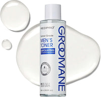 Thumbnail for Red Pro Groomane Barber Grade Men's Toner Exfoliating 8 fl. oz. - Elevate Styles