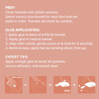 Thumbnail for Gold Finger Trendy Ready-to-Wear Gel Toenails – Purple & Chunky Glitter (GDT04)