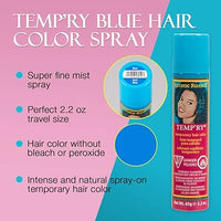 Thumbnail for Jerome Russell Temp'ry Temporary Hair Color Spray 65 g / Net Wt. 2.2 oz - Elevate Styles