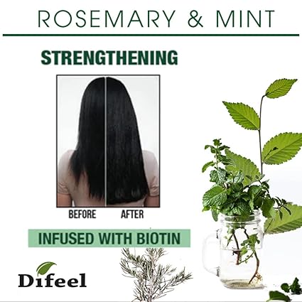 Difeel Rosemary & Mint Strengthening Conditioner 12 Oz - Elevate Styles
