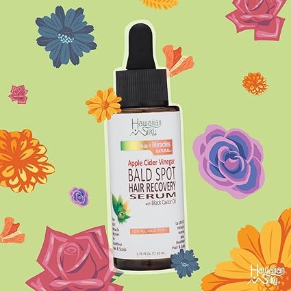 Hawaiian Silky 14-in-1 Miracle Natural Apple Cider Vinegar Bald Spot Hair Growing Serum 2 fl. oz. - Elevate Styles