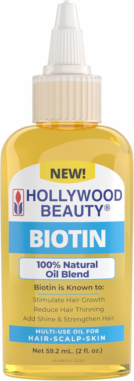 Hollywood Beauty Biotin 100% Natural Oil Blend 2 Oz - Elevate Styles
