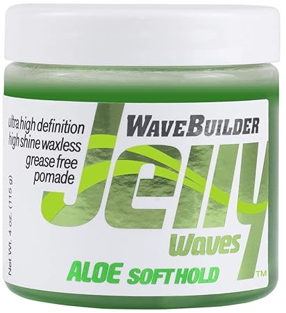 WaveBuilder Jelly Waves Aloe Soft Hold Pomade 4oz - Elevate Styles