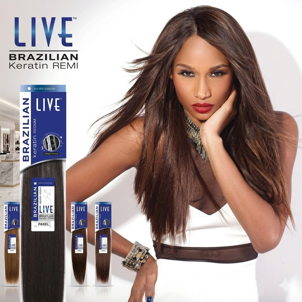 Sensationnel LIVE Brazilian Keratin Remi Human Hair Weave – Yaki Texture - Elevate Styles