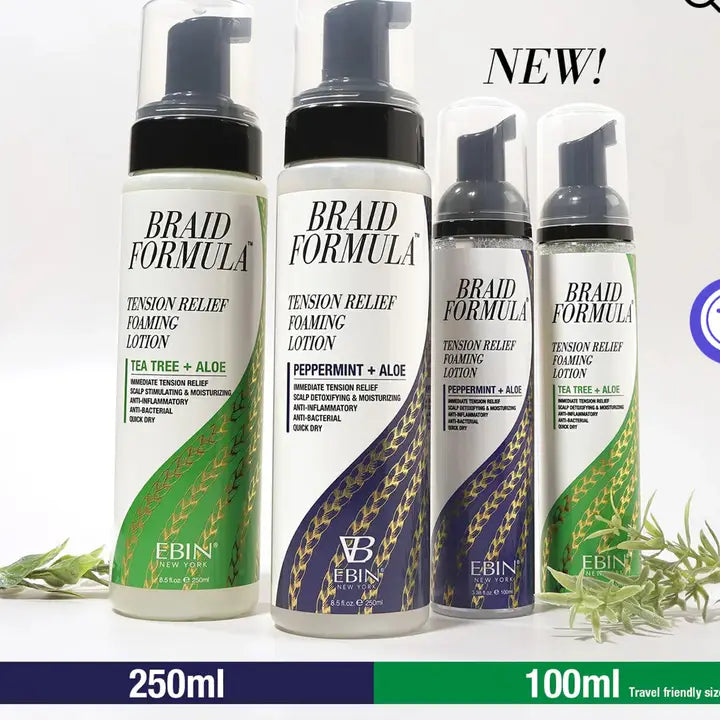 EBIN New York Braid Formula Tension Relief Foaming Lotion 8.5oz - Elevate Styles