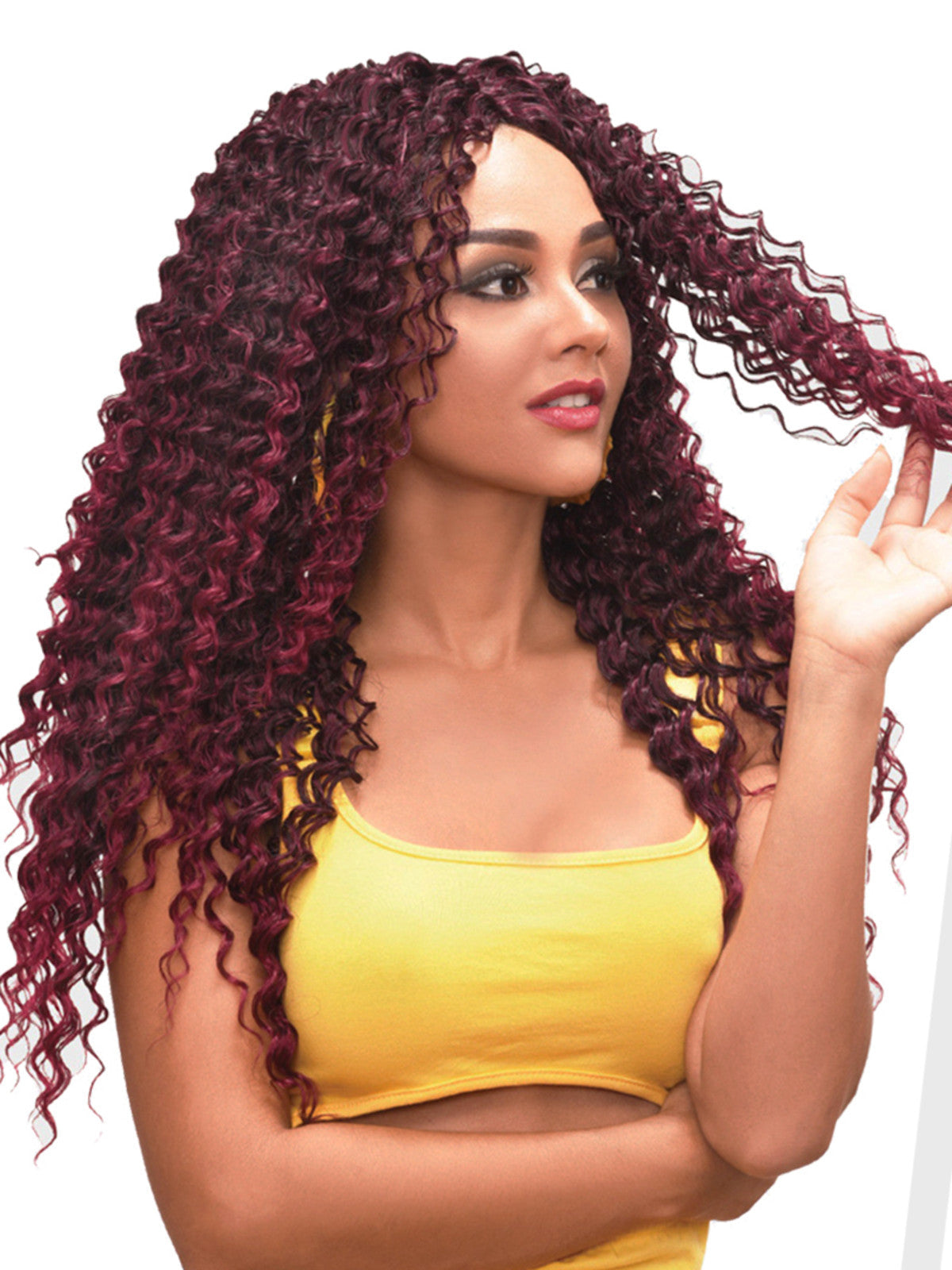 Realistic Coconut Jerry 18" 20" 22" with 4x4 Closure - Elevate Styles