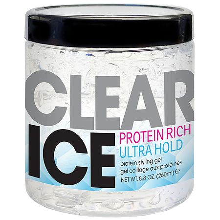 Clear Ice Protein Rich Ultra Hold Styling Gel – 8.8 oz - Elevate Styles