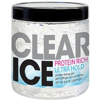 Thumbnail for Clear Ice Protein Rich Ultra Hold Styling Gel – 8.8 oz - Elevate Styles