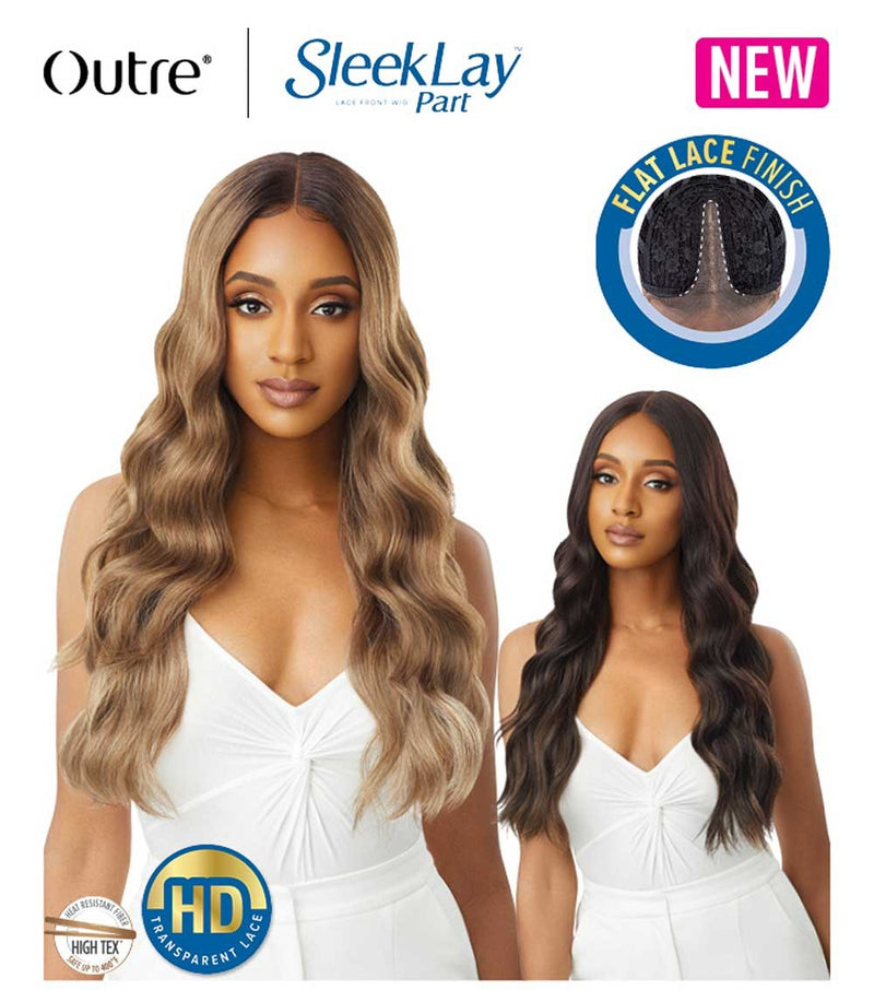 Outre Synthetic Sleek Lay Part HD Transparent Lace Front Wig Idina - Elevate Styles