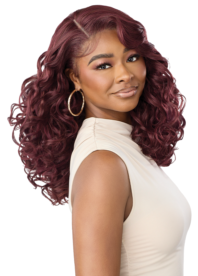 Outre Synthetic Melted Hairline HD Lace Front Wig MH154 QLMHMH154