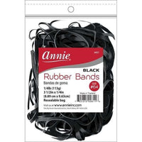 Thumbnail for Annie Rubber Bands Black Size 64 #611