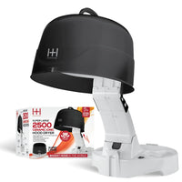 Thumbnail for Hot & Hotter Super Large 2500 Ceramic Ionic Hood Dryer – Black & White - Elevate Styles