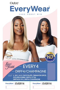 Thumbnail for Outre Synthetic Pre-Plucked HD Transparent Lace Front Wig Every 4 - Elevate Styles