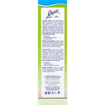 Lemisol Plus Feminine Wash Original Refreshing Formula 16 oz - Elevate Styles