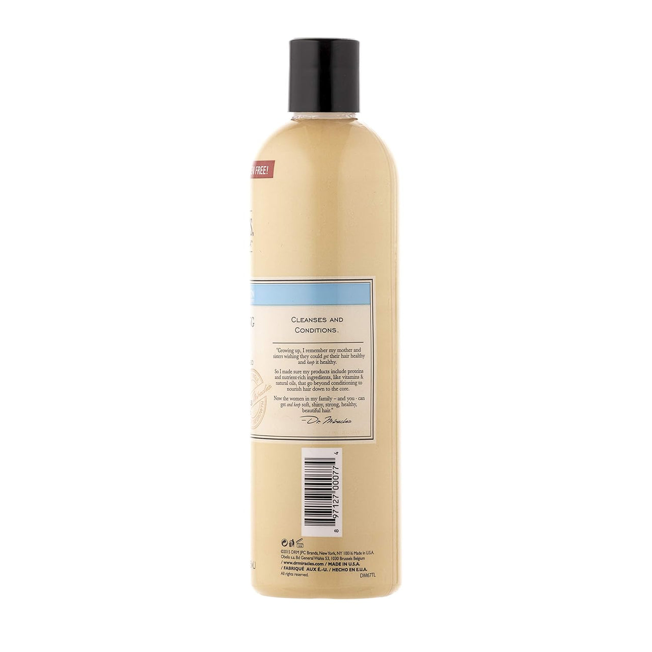 Dr. Miracle's "Feel It" Formula Cleanse & Condition Conditioning Shampoo Net Wt. 12 Fl. Oz. (355mL)