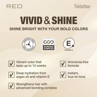 Thumbnail for Red Tintation Vivid & Shine Hair Color Light Brown TV700 - Elevate Styles