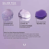 Thumbnail for Silver Fox Gray Enhancing Shampoo for Beard & Scalp (280 mL / 9.5 oz)
