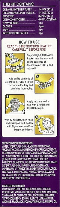 Thumbnail for Bigen Easy Color High-Lift Lightener 7GB Light Golden Blonde - Elevate Styles