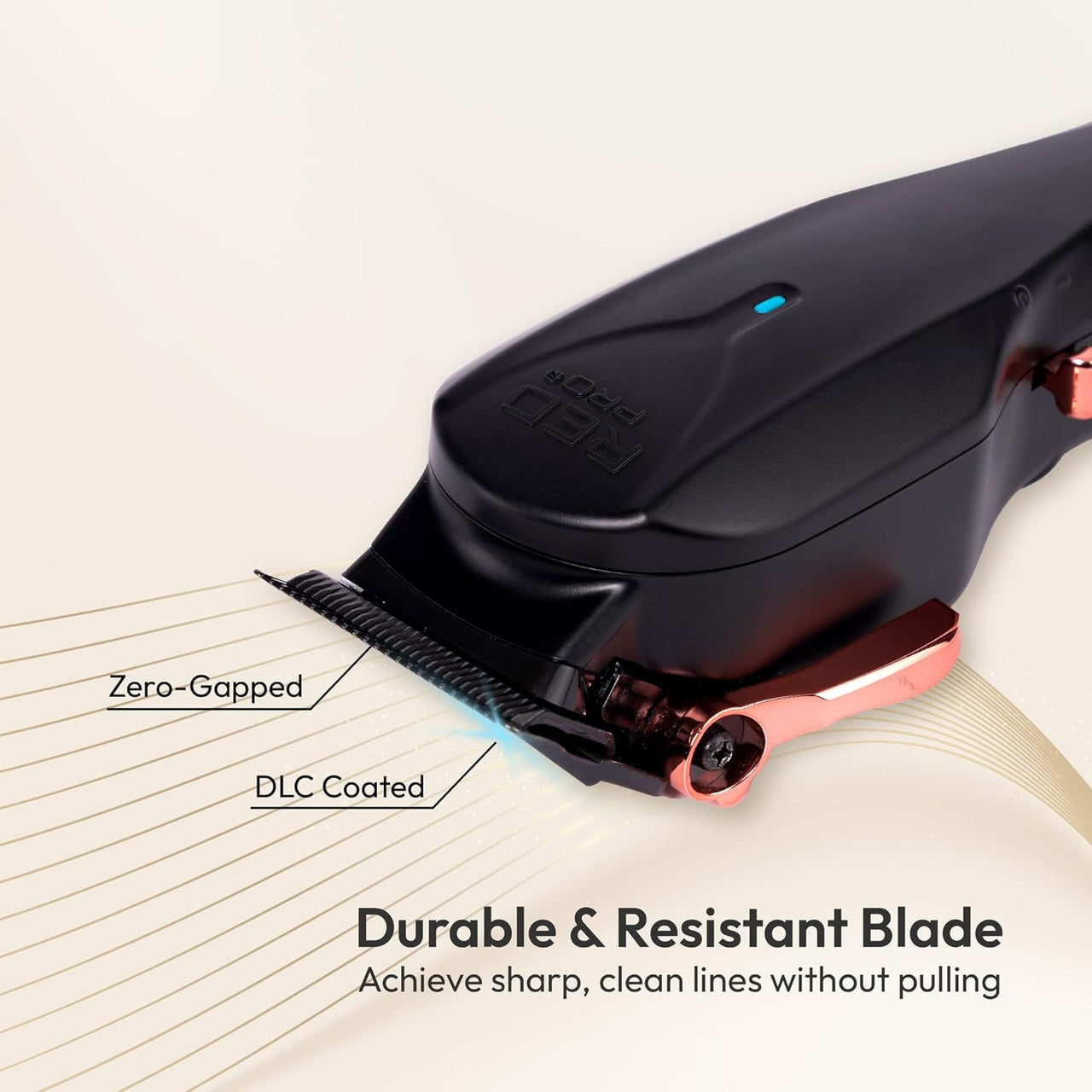 Red Pro Cordless Clipper DLC Blade USB C Charging PCL02 - Elevate Styles