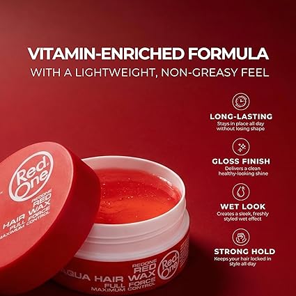 Red One Red Aqua Hair Wax Full Force 150ML - Elevate Styles