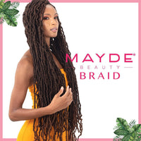Thumbnail for Mayde Beauty Braid 3X Modern Soft Loc 28 Crochet Locs Natural Texture