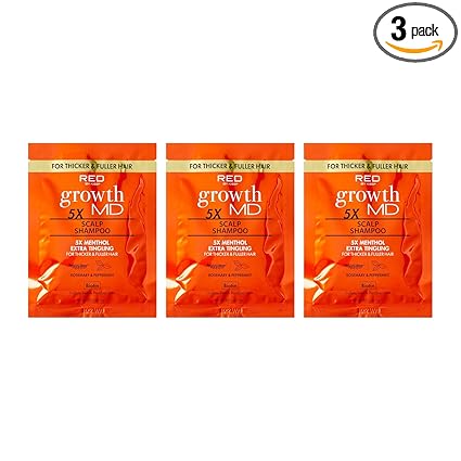 Red by Kiss Growth MD 5X Scalp Shampoo Sachets 1.75 Oz - Elevate Styles