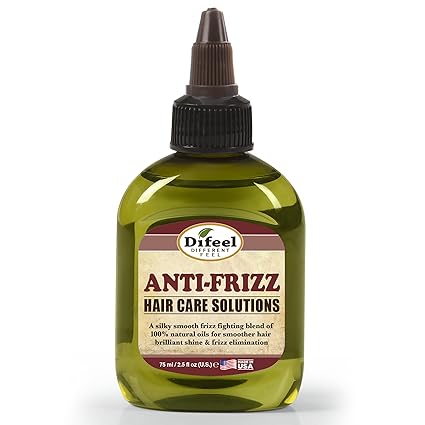 Difeel Anti-Frizz Hair Care Solutions Premium Hair Oil 2.5z - Elevate Styles