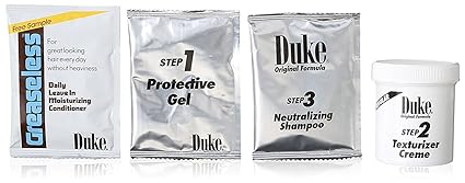Duke Original Formula Texturizing Creme Kit For Men Regular Strength - Elevate Styles