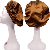 Thumbnail for RED by Kiss Adjustable Ultra Silky Satin Bonnet X-Large Brown (HQ220)
