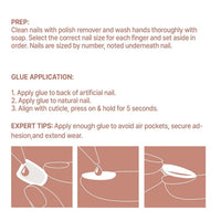 Thumbnail for Gold Finger Trendy Ready-to-Wear Gel Nails – Medium Almond Butterfly (GD45)