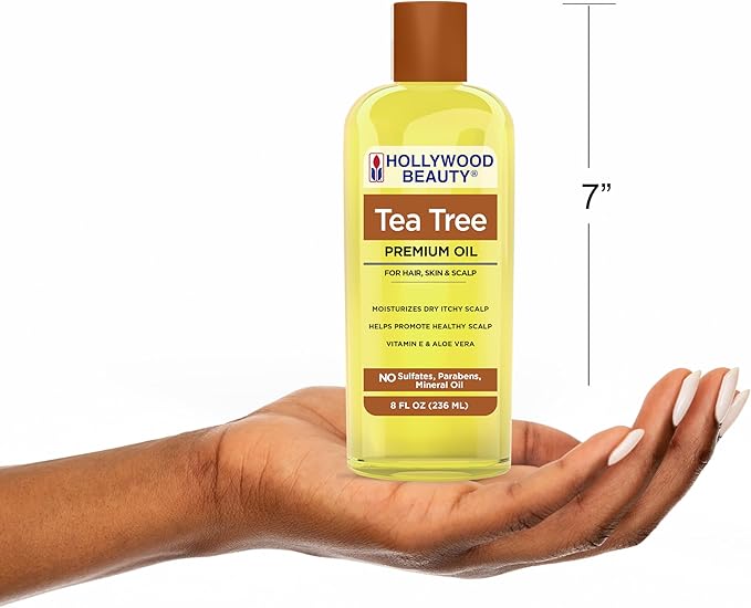 Hollywood Beauty Tea Tree Premium Oil 8 oz - Elevate Styles