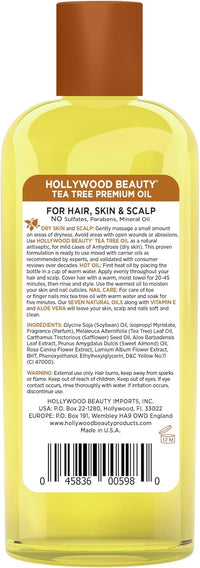 Thumbnail for Hollywood Beauty Tea Tree Premium Oil 8 oz - Elevate Styles
