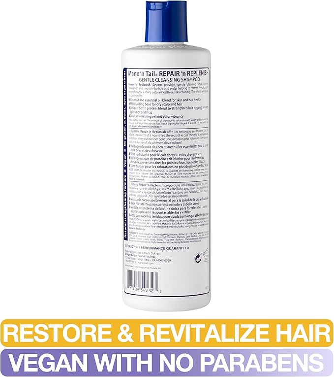 Mane 'n Tail Repair 'n Replenish Shampoo 11.2 fl. oz. - Elevate Styles