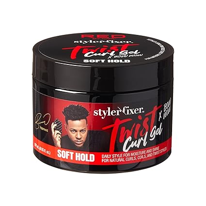 Red by Kiss Styler Fixer Twist Curl Gel (Soft Hold) 6oz - Elevate Styles